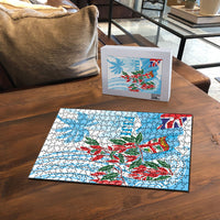 Bula Fiji Day Tagimaucia Palms Puzzle Toso Mai Viti LT7 - Polynesian Pride