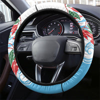 Bula Fiji Day Tagimaucia Palms Steering Wheel Cover Toso Mai Viti LT7 - Polynesian Pride