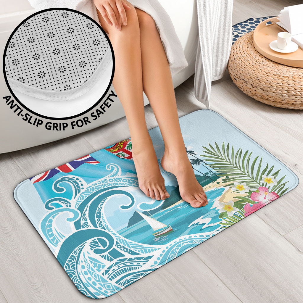 Bula Fiji Seascape Bathroom Set Fiji Day - Islands Heritage LT7 - Polynesian Pride