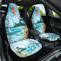 Bula Fiji Seascape Car Seat Cover Fiji Day - Islands Heritage LT7 One Size Multicolor - Polynesian Pride