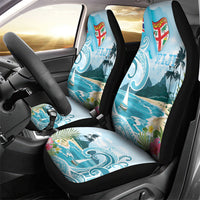 Bula Fiji Seascape Car Seat Cover Fiji Day - Islands Heritage LT7 - Polynesian Pride