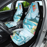 Bula Fiji Seascape Car Seat Cover Fiji Day - Islands Heritage LT7 - Polynesian Pride
