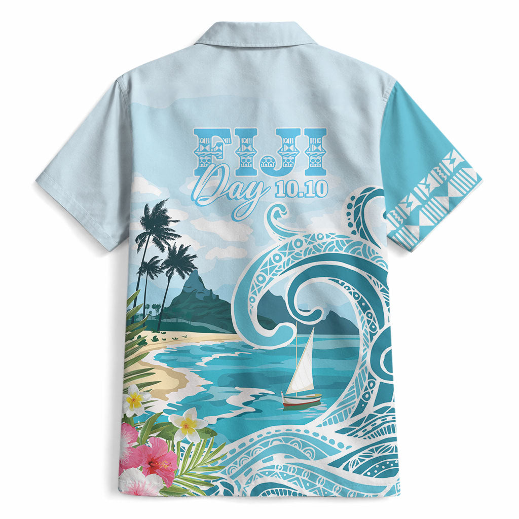 Bula Fiji Seascape Hawaiian Shirt Fiji Day - Islands Heritage LT7 - Polynesian Pride