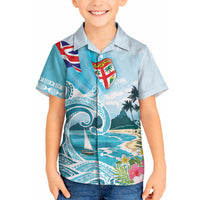 Bula Fiji Seascape Hawaiian Shirt Fiji Day - Islands Heritage LT7 - Polynesian Pride