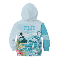 Bula Fiji Seascape Kid Hoodie Fiji Day - Islands Heritage LT7 - Polynesian Pride