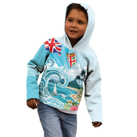 Bula Fiji Seascape Kid Hoodie Fiji Day - Islands Heritage LT7 - Polynesian Pride