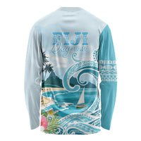 Bula Fiji Seascape Long Sleeve Shirt Fiji Day - Islands Heritage LT7 - Polynesian Pride