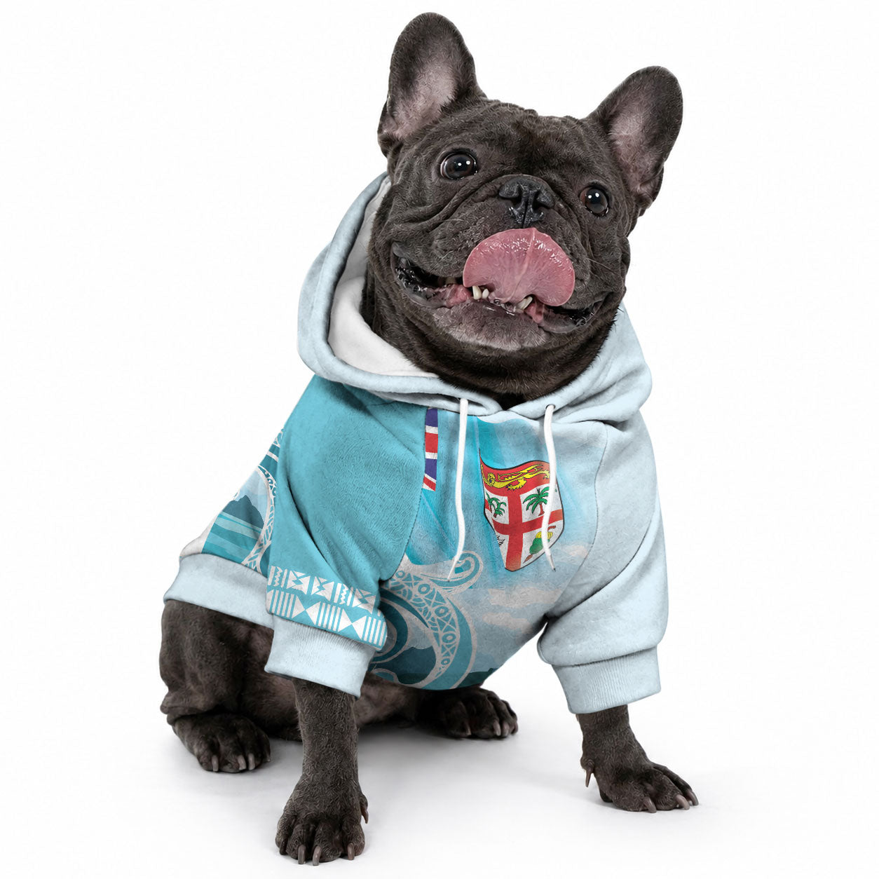 Bula Fiji Seascape Pet Hoodie Fiji Day - Islands Heritage LT7 - Polynesian Pride
