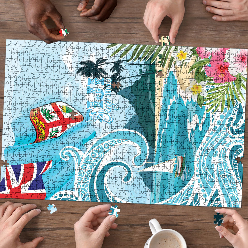 Bula Fiji Seascape Puzzle Fiji Day - Islands Heritage LT7 - Polynesian Pride