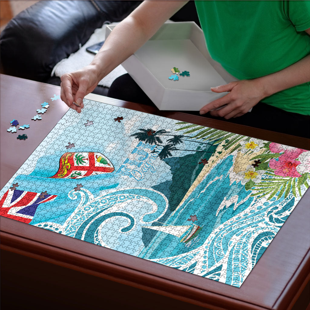 Bula Fiji Seascape Puzzle Fiji Day - Islands Heritage LT7 - Polynesian Pride