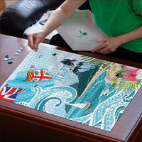 Bula Fiji Seascape Puzzle Fiji Day - Islands Heritage LT7 - Polynesian Pride
