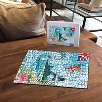 Bula Fiji Seascape Puzzle Fiji Day - Islands Heritage LT7 - Polynesian Pride
