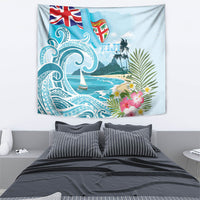 Bula Fiji Seascape Tapestry Fiji Day - Islands Heritage LT7 - Polynesian Pride