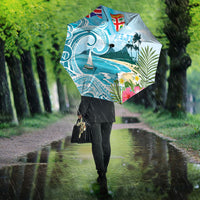 Bula Fiji Seascape Umbrella Fiji Day - Islands Heritage LT7 - Polynesian Pride