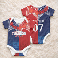 TokoUso Tonga Samoa Brothers Forever Custom Baby Onesie Ulafala and Heilala Unity LT7 - Polynesian Pride