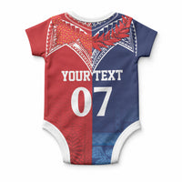 TokoUso Tonga Samoa Brothers Forever Custom Baby Onesie Ulafala and Heilala Unity LT7 - Polynesian Pride