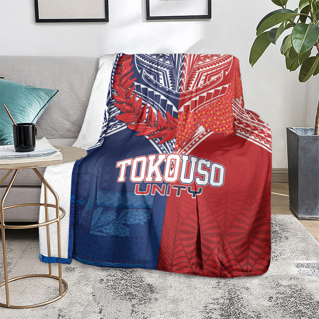 TokoUso Tonga Samoa Brothers Forever Blanket Ulafala and Heilala Unity LT7 - Polynesian Pride