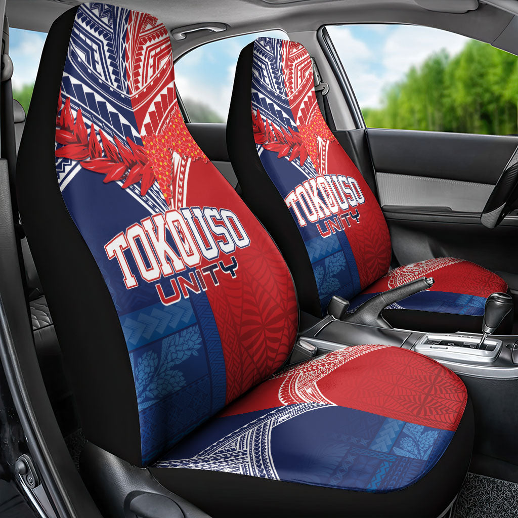 TokoUso Tonga Samoa Brothers Forever Car Seat Cover Ulafala and Heilala Unity LT7 - Polynesian Pride