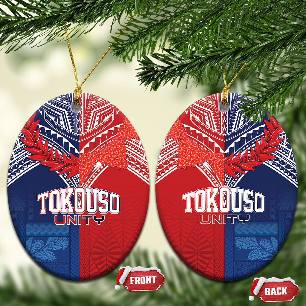 TokoUso Tonga Samoa Brothers Forever Ceramic Ornament Ulafala and Heilala Unity