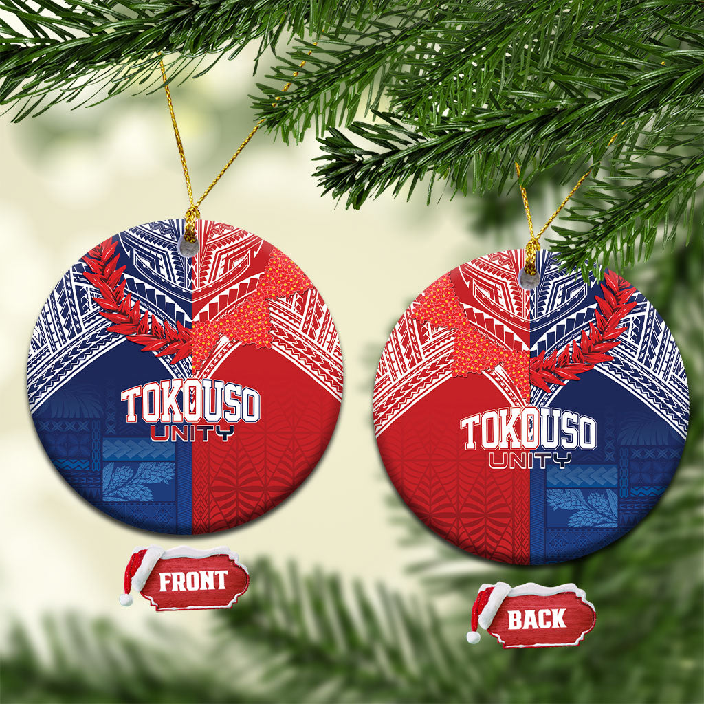 TokoUso Tonga Samoa Brothers Forever Ceramic Ornament Ulafala and Heilala Unity