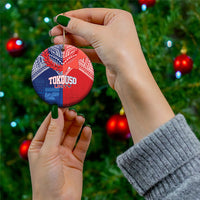 TokoUso Tonga Samoa Brothers Forever Ceramic Ornament Ulafala and Heilala Unity