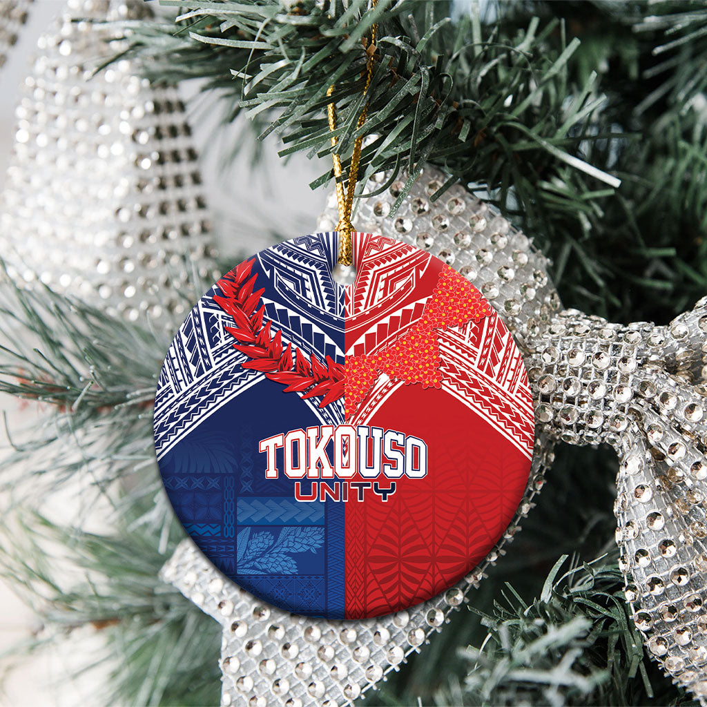 TokoUso Tonga Samoa Brothers Forever Ceramic Ornament Ulafala and Heilala Unity