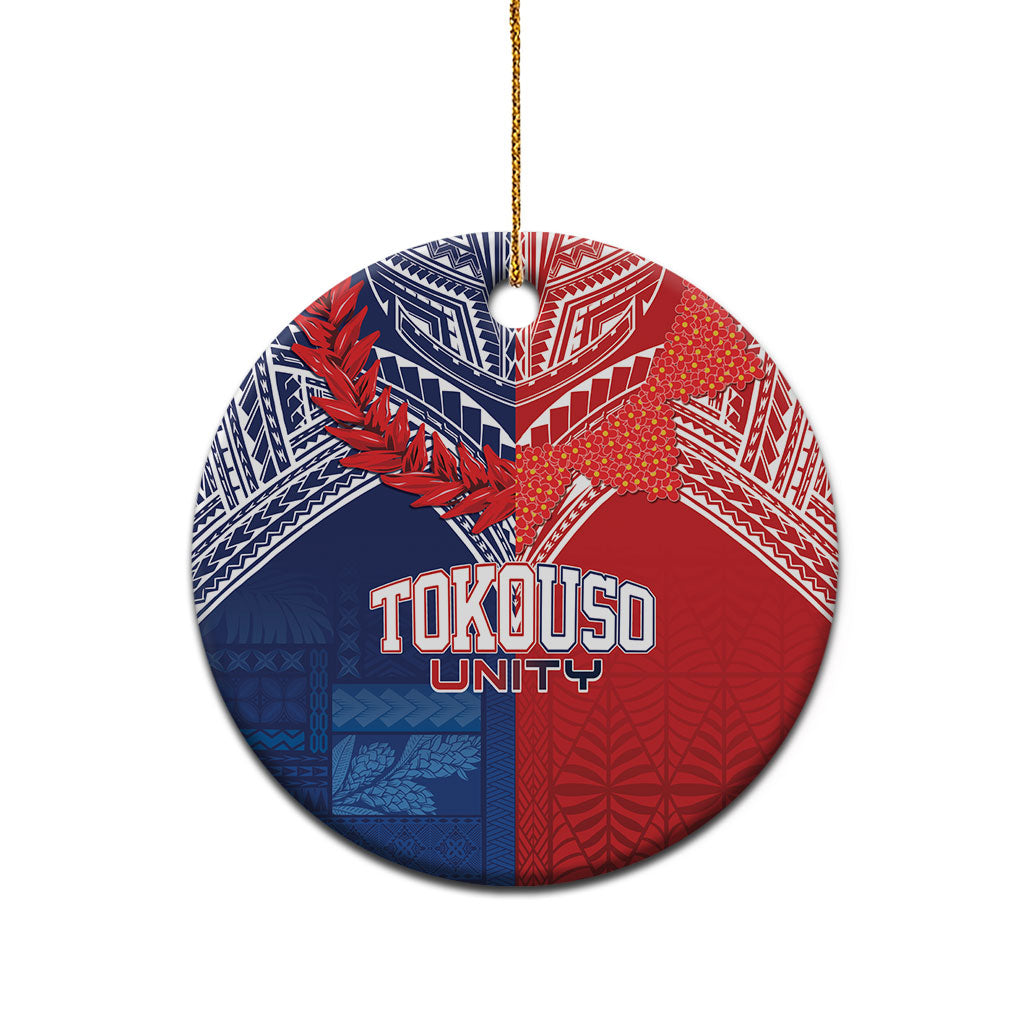 TokoUso Tonga Samoa Brothers Forever Ceramic Ornament Ulafala and Heilala Unity