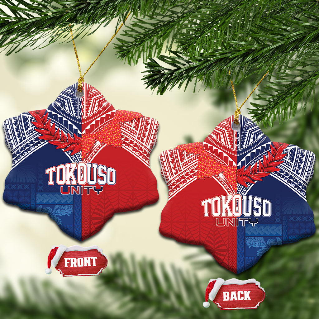 TokoUso Tonga Samoa Brothers Forever Ceramic Ornament Ulafala and Heilala Unity