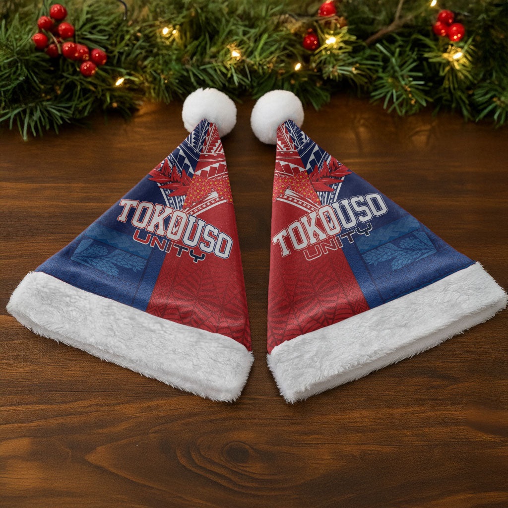 TokoUso Tonga Samoa Brothers Forever Christmas Santa Hat Ulafala and Heilala Unity LT7 - Polynesian Pride