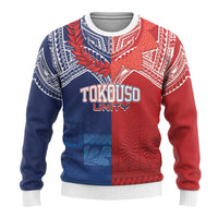 TokoUso Tonga Samoa Brothers Forever Custom Ugly Christmas Sweater Ulafala and Heilala Unity LT7 - Polynesian Pride