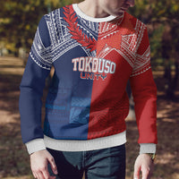 TokoUso Tonga Samoa Brothers Forever Custom Ugly Christmas Sweater Ulafala and Heilala Unity LT7 - Polynesian Pride
