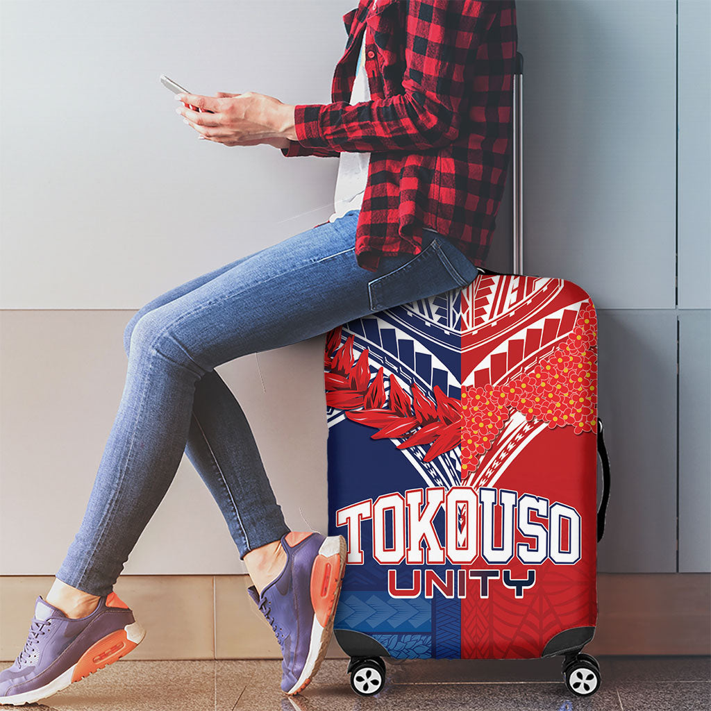 TokoUso Tonga Samoa Brothers Forever Luggage Cover Ulafala and Heilala Unity LT7 - Polynesian Pride