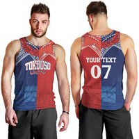 TokoUso Tonga Samoa Brothers Forever Custom Men Tank Top Ulafala and Heilala Unity LT7 - Polynesian Pride