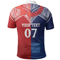 TokoUso Tonga Samoa Brothers Forever Custom Polo Shirt Ulafala and Heilala Unity LT7 - Polynesian Pride