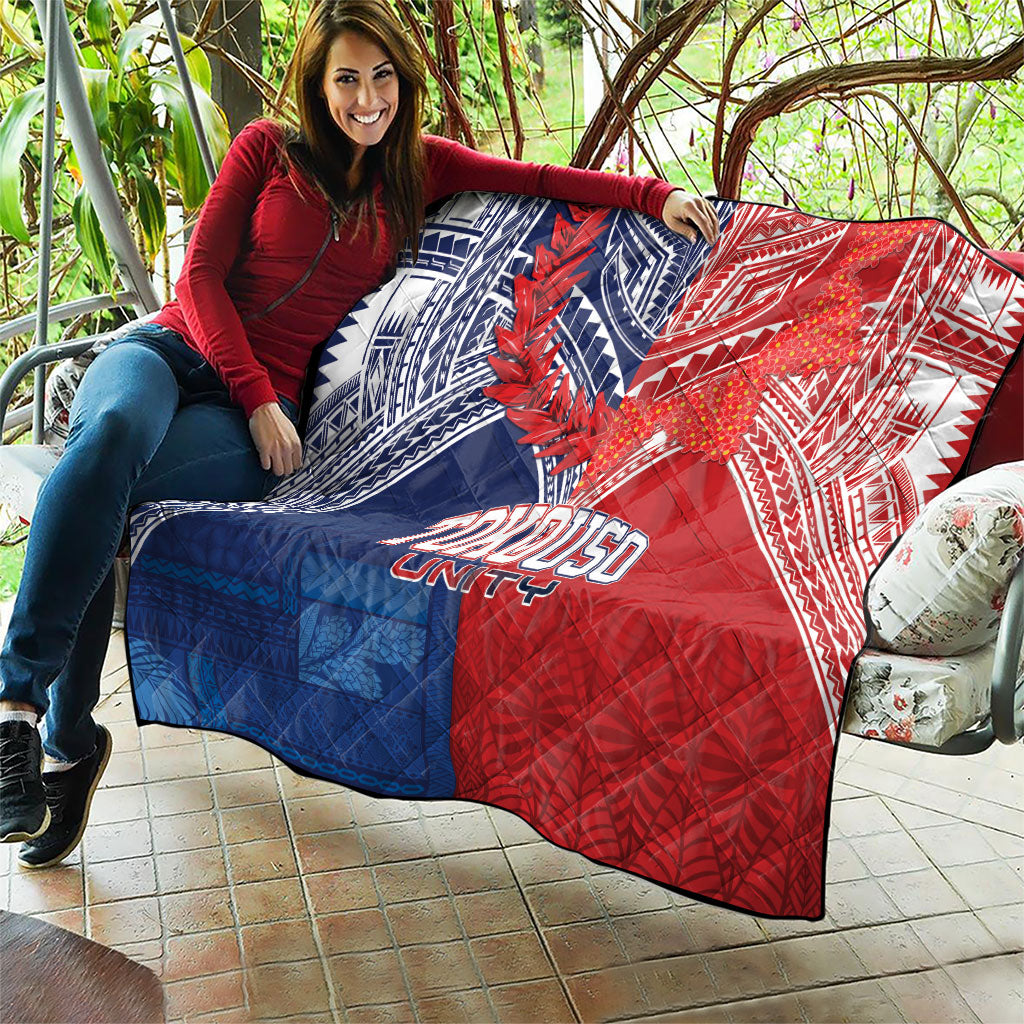 TokoUso Tonga Samoa Brothers Forever Quilt Ulafala and Heilala Unity LT7 - Polynesian Pride