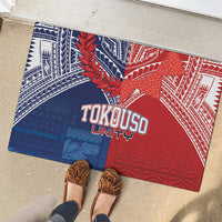 TokoUso Tonga Samoa Brothers Forever Rubber Doormat Ulafala and Heilala Unity LT7 - Polynesian Pride