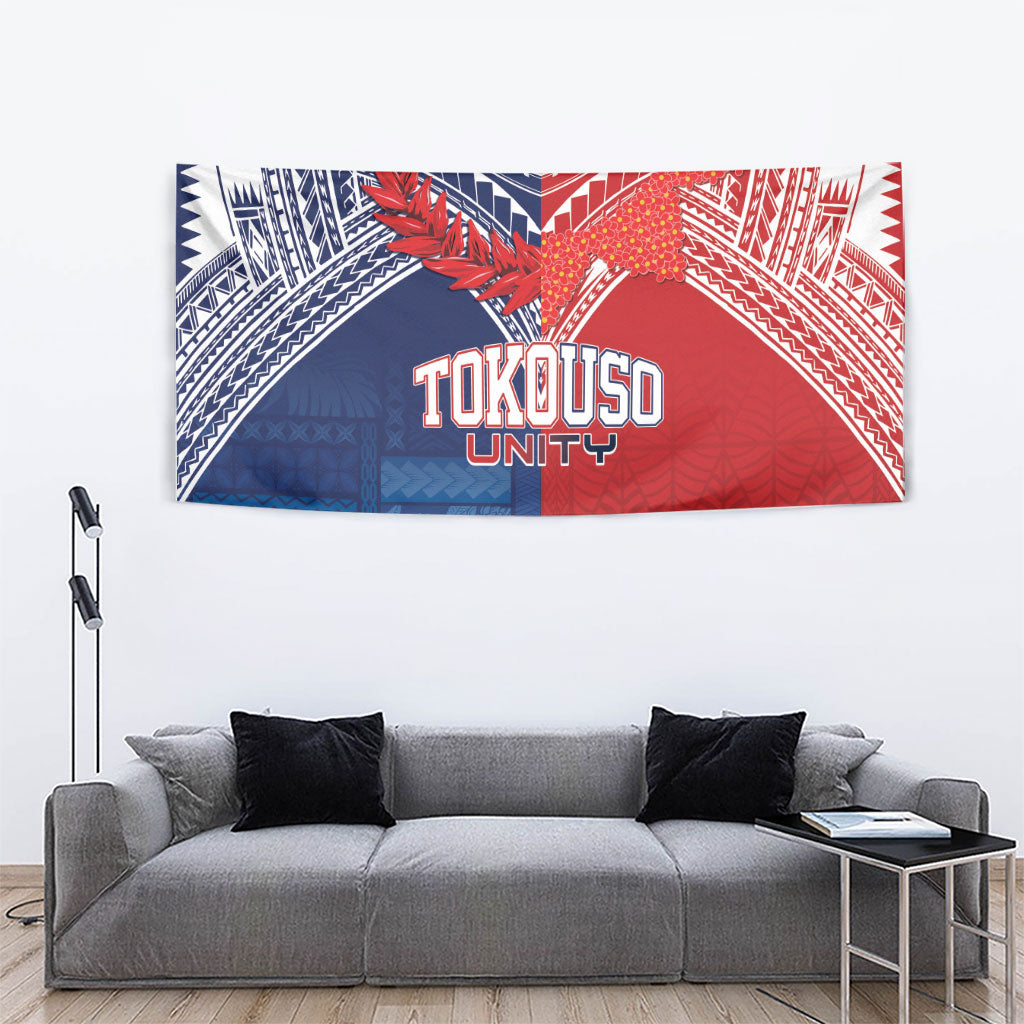 TokoUso Tonga Samoa Brothers Forever Tapestry Ulafala and Heilala Unity LT7 - Polynesian Pride