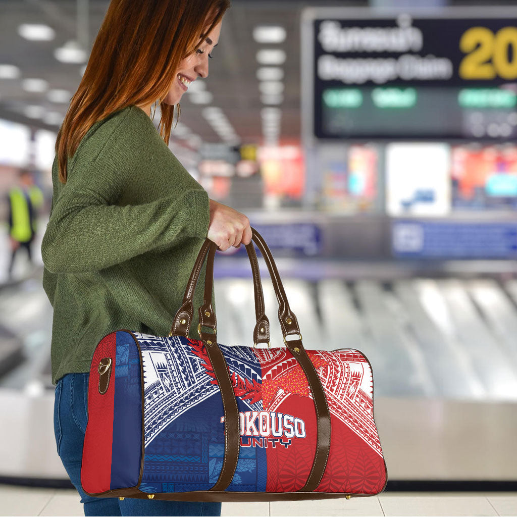 TokoUso Tonga Samoa Brothers Forever Travel Bag Ulafala and Heilala Unity LT7 - Polynesian Pride