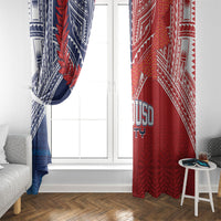 TokoUso Tonga Samoa Brothers Forever Window Curtain Ulafala and Heilala Unity LT7 - Polynesian Pride