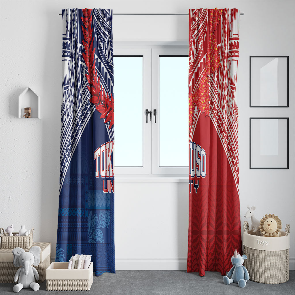 TokoUso Tonga Samoa Brothers Forever Window Curtain Ulafala and Heilala Unity LT7 - Polynesian Pride