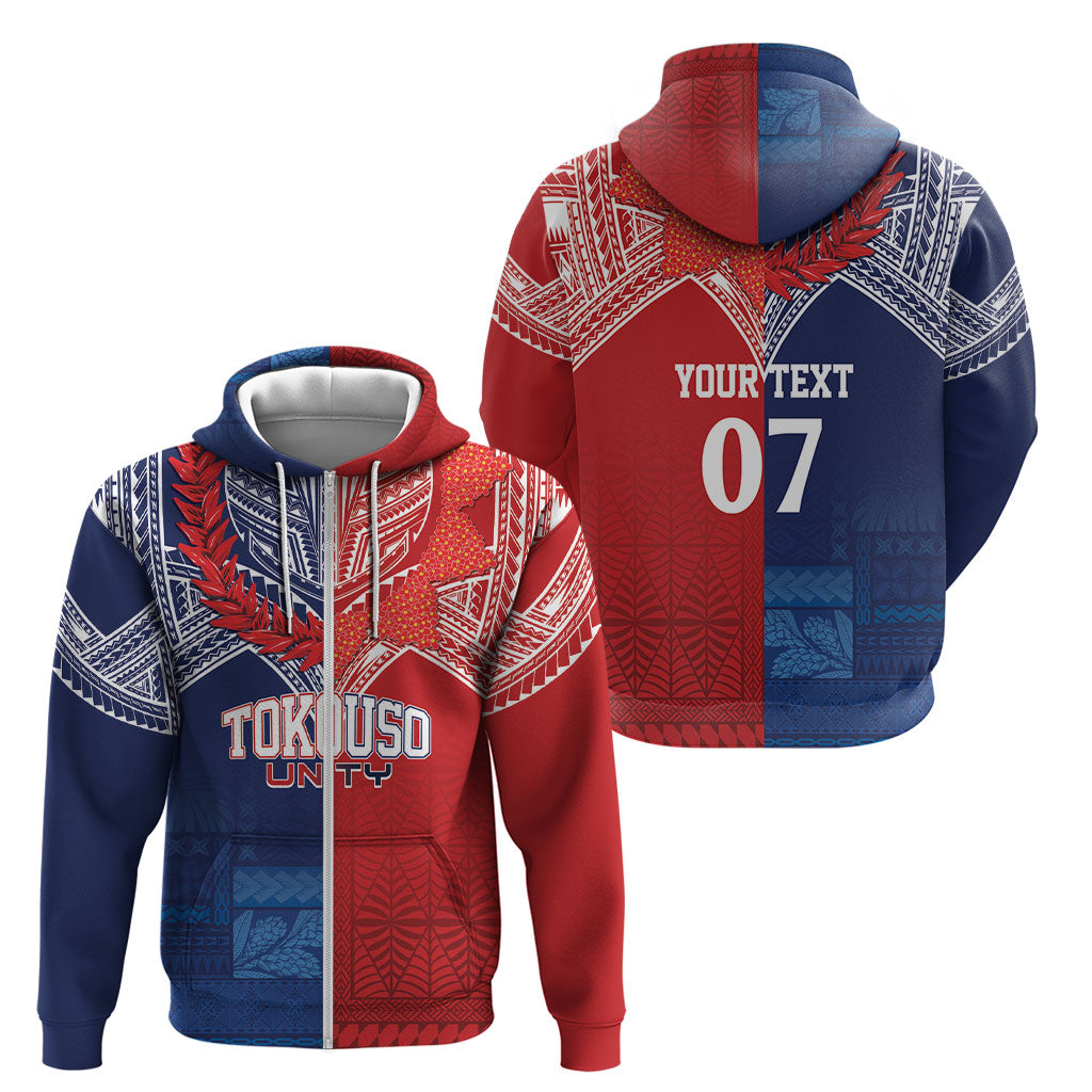 TokoUso Tonga Samoa Brothers Forever Custom Zip Hoodie Ulafala and Heilala Unity LT7 - Polynesian Pride