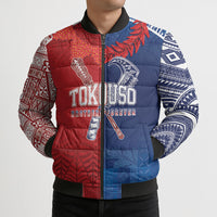 TokoUso Custom Tonga and Samoa Bomber Puffer Jacket Warriors War Clubs LT7 - Polynesian Pride