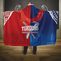 TokoUso Tonga and Samoa Hooded Blanket Warriors War Clubs LT7 - Polynesian Pride