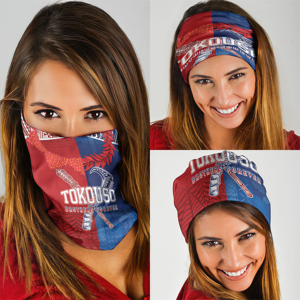 TokoUso Tonga and Samoa Neck Gaiter Warriors War Clubs LT7 - Polynesian Pride