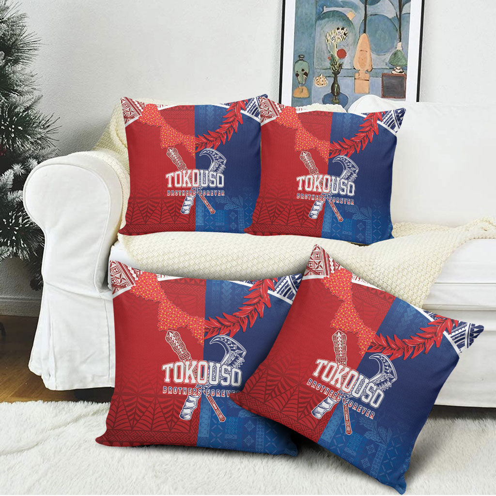 TokoUso Tonga and Samoa Pillow Cover Warriors War Clubs LT7 - Polynesian Pride