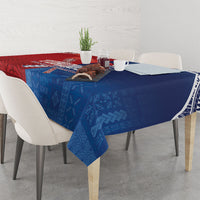 TokoUso Tonga and Samoa Tablecloth Warriors War Clubs LT7 - Polynesian Pride