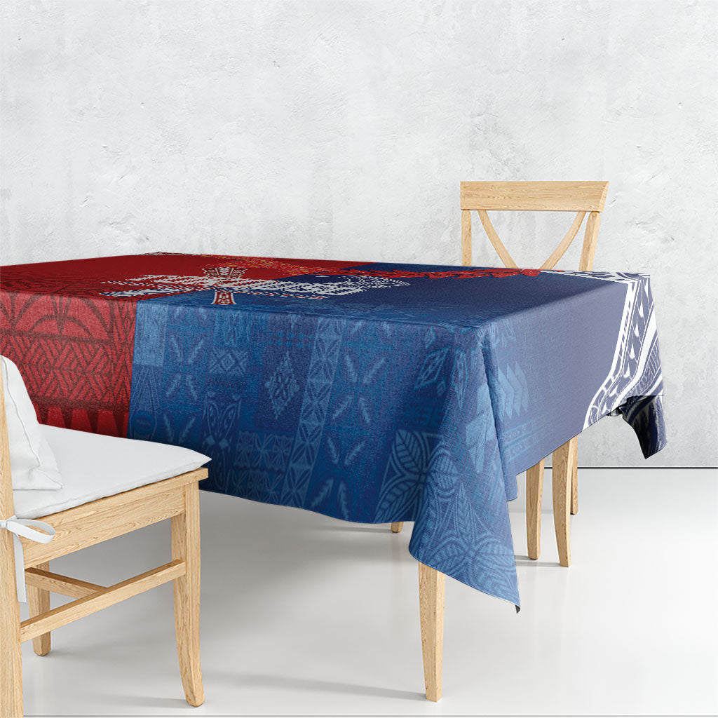 TokoUso Tonga and Samoa Tablecloth Warriors War Clubs LT7 - Polynesian Pride