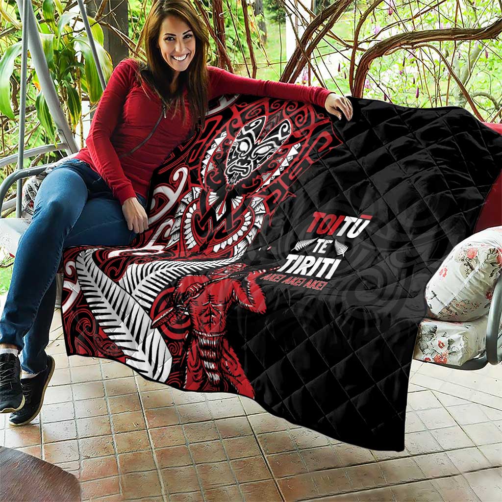 Aotearoa Toitu Te Tiriti Quilt Whakairo Wheku LT7 - Polynesian Pride