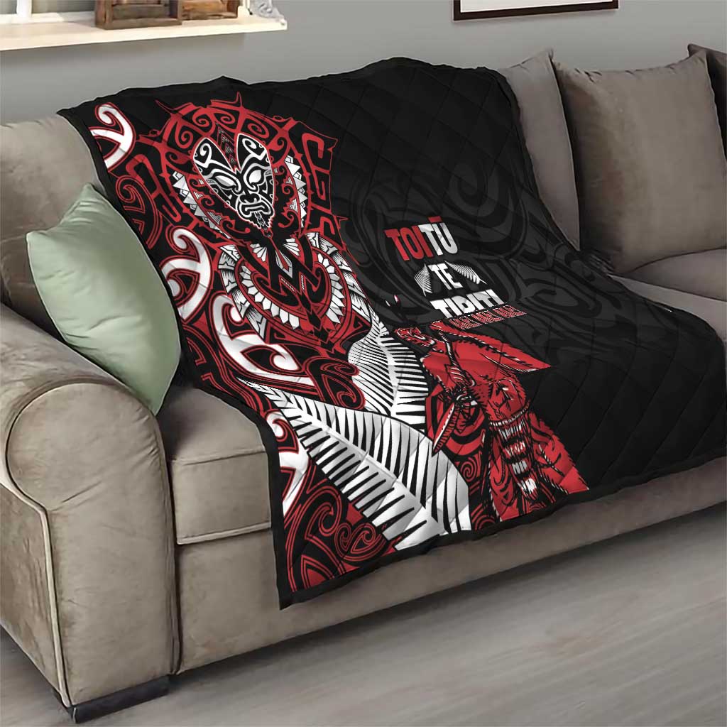 Aotearoa Toitu Te Tiriti Quilt Whakairo Wheku LT7 - Polynesian Pride