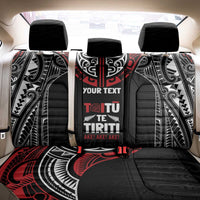 Aotearoa Maori Personalized Back Car Seat Cover Toitu Te Tiriti Ake! Ake! Ake! LT7 - Polynesian Pride